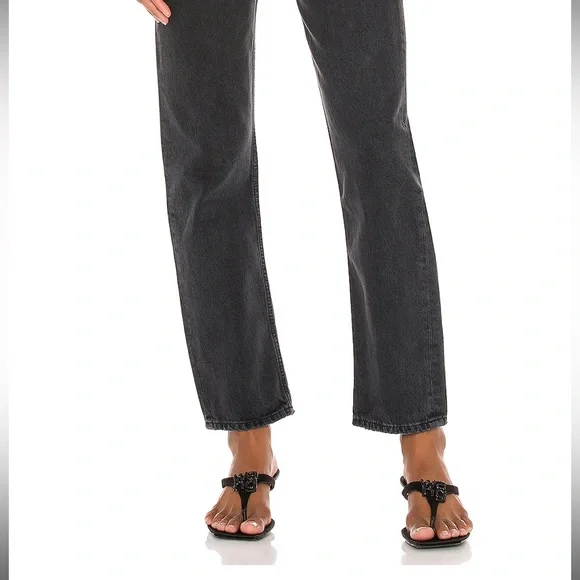 AGOLDE 90's Pinch Waist in Black Tea - Picture 3 of 8